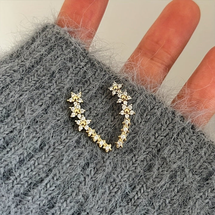 Niezniszczalne kwiatowe kolczyki Laika