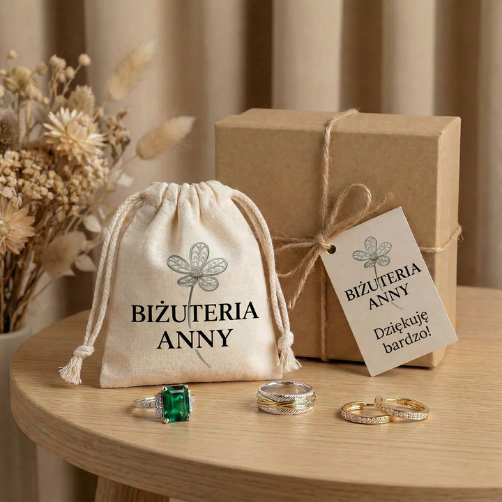 Skręcony Pierścionek z Vintage Barokowym Wzorem